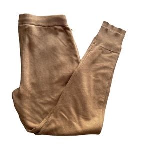 E3 by Etcetera Palisades Knitted Tan Jogger Sz S